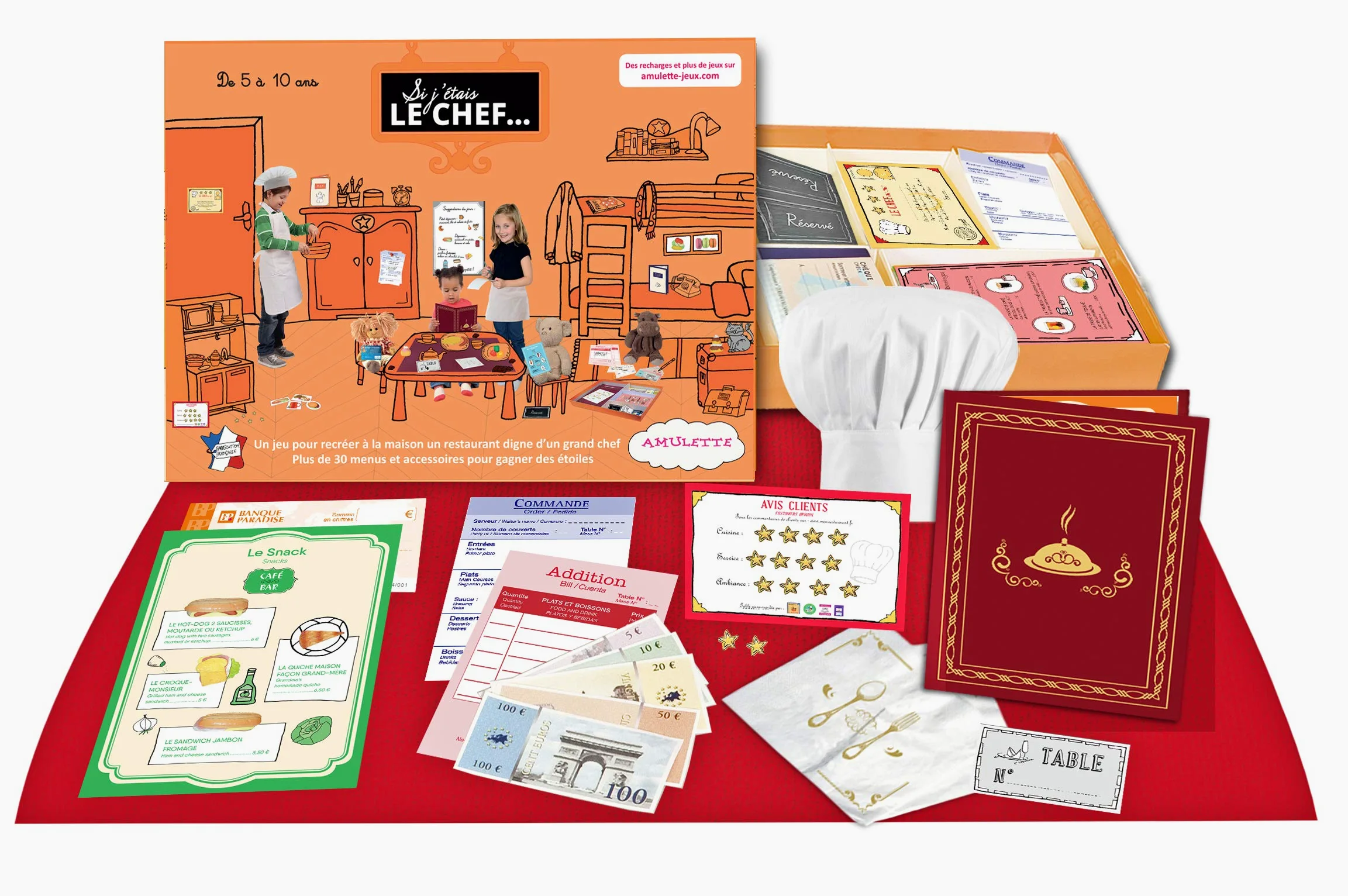 Amulette - Gcman - Si J'étais La Maîtresse - Grand Coffret - Nouvelle Édition & Chef - Si J'étais Le Chef