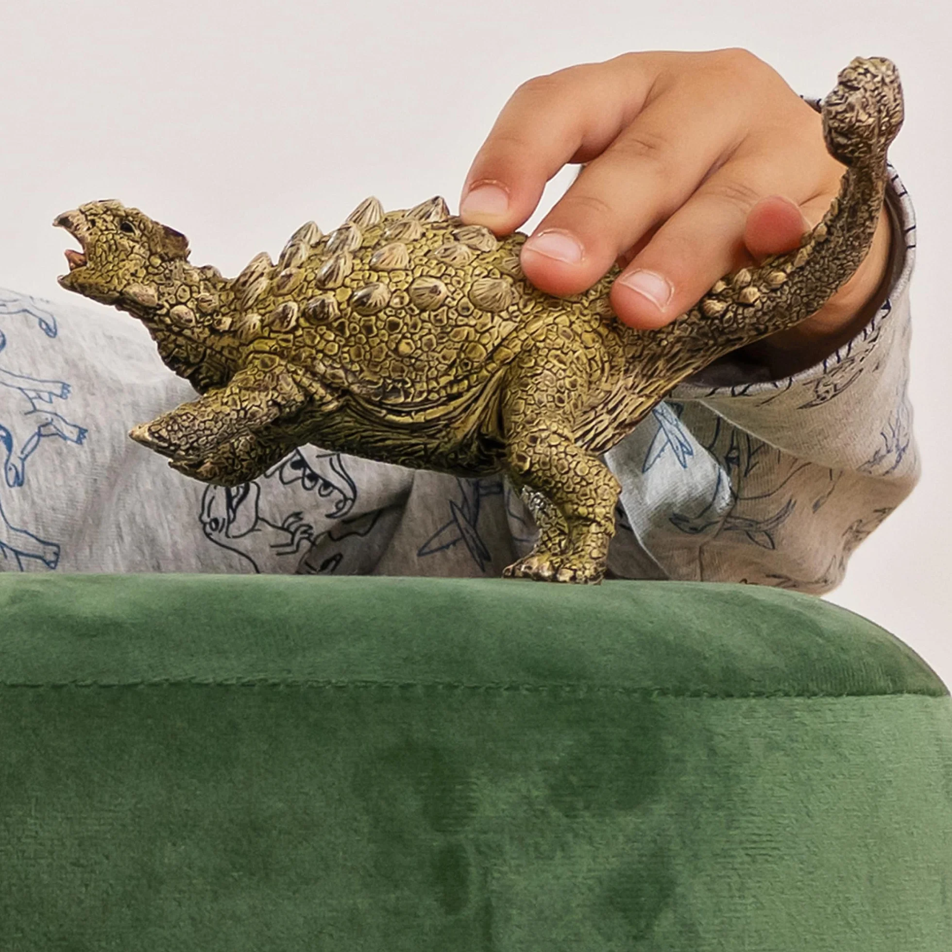 Schleich Dinosaure Ankylosaure 15023 Jouet Fidèle aux Détails Collectionner 14x7x11 cm