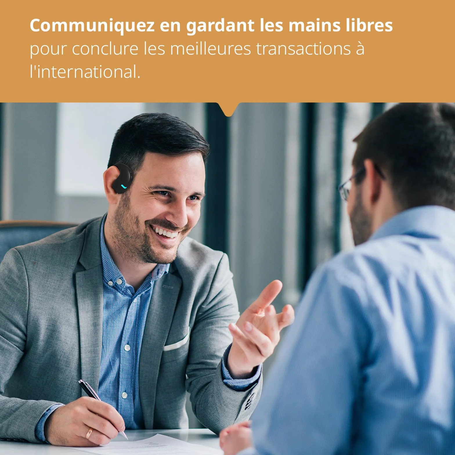 Vasco Translator E1 écouteur traducteur instantané 50 langues