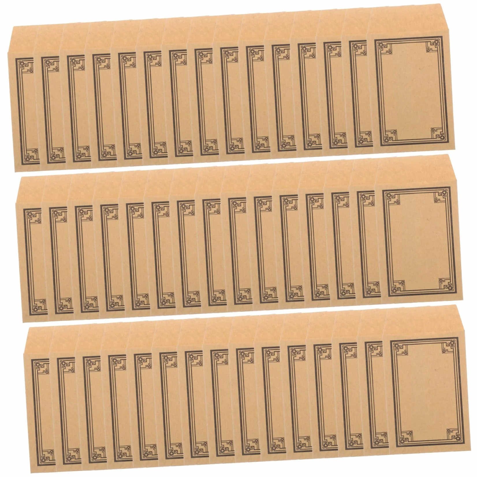 Mini Enveloppes Auto-adhésives Lot de 50 Papier Kraft Kaki pour Pièces de Monnaie