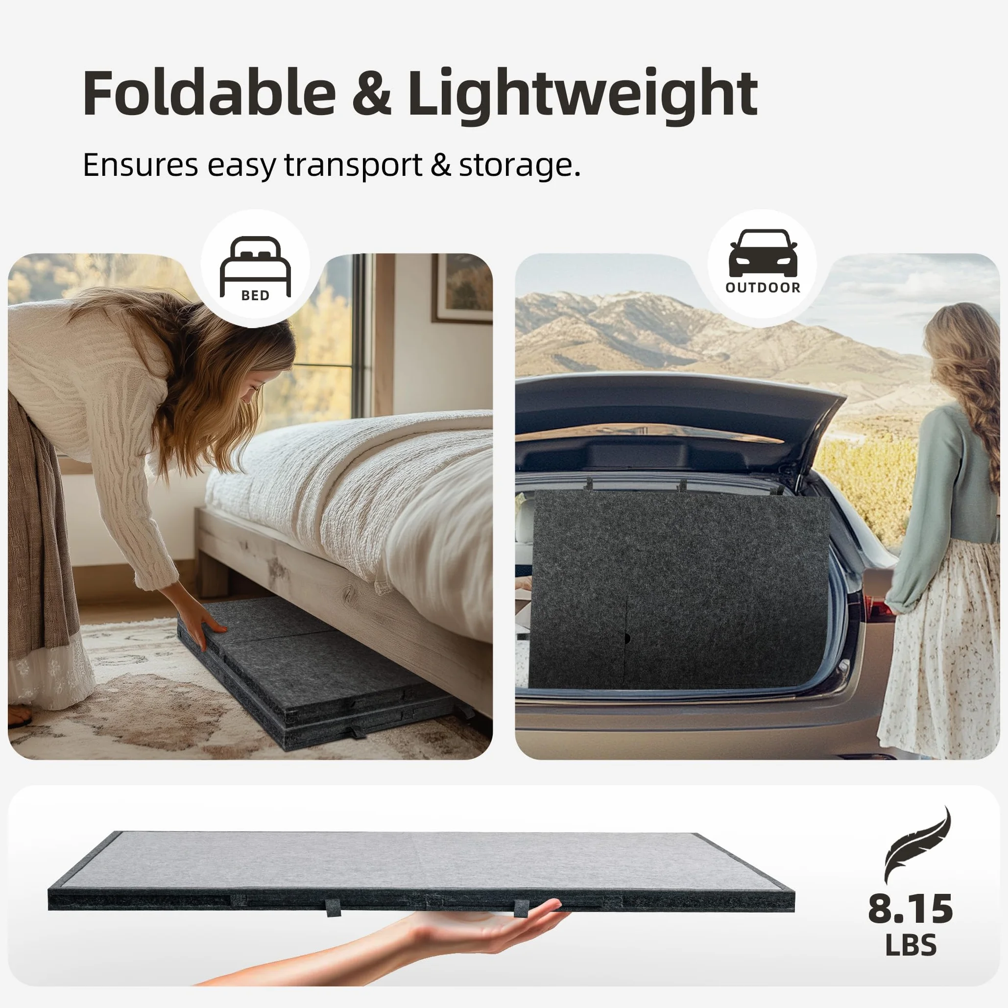 Lot de 2 000 planches à puzzle pliables et inclinables avec 8 tiroirs et couverture, table de puzzle en feutre légère et portable avec supports intégrés pour les réglages d'angle, pour 1000