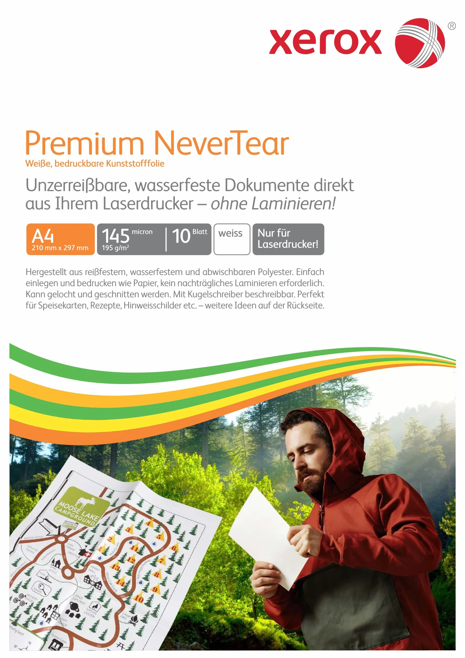 Xerox 003r98127 Premium Never Tear A4 papier blanc 10 feuilles