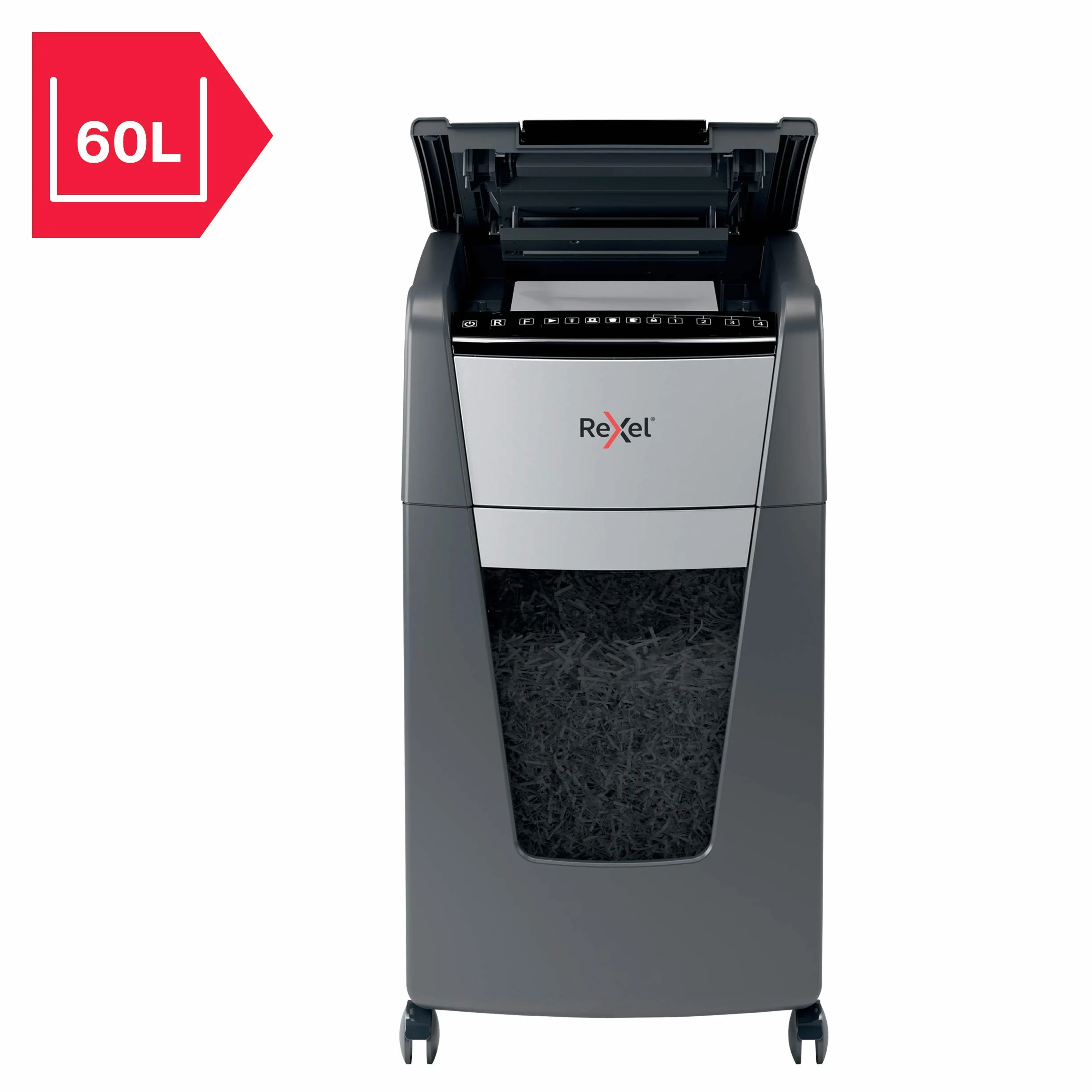 Rexel Auto+ 300X Destructeur de Documents Automatique Coupe Croisée Sécurité P4 300 Feuilles 60L