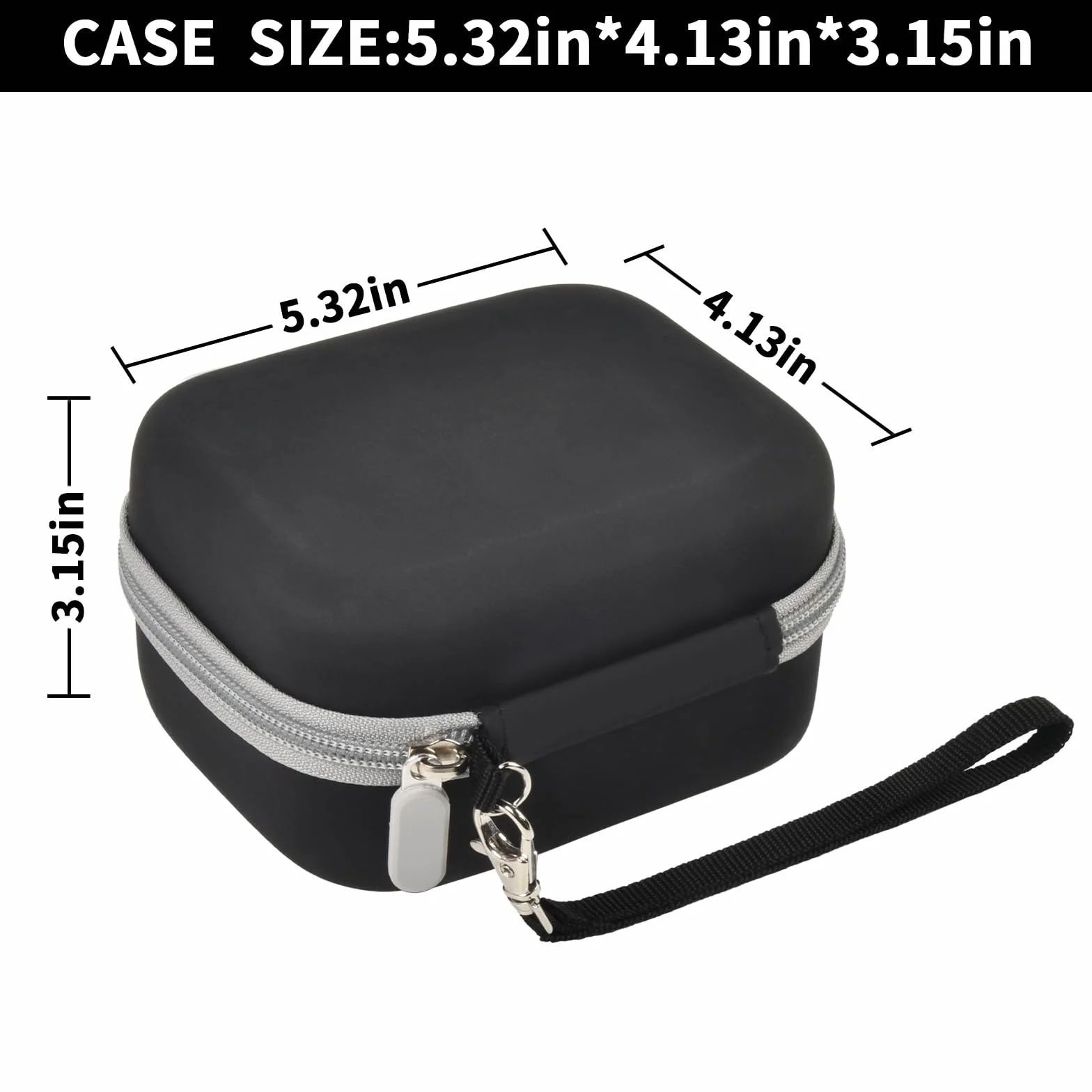 ANKHOH Étui pour étiqueteuse Memoking T02 Phomemo M02 M02S M02 Pro Q30S Ponek Mini imprimante de poche noir