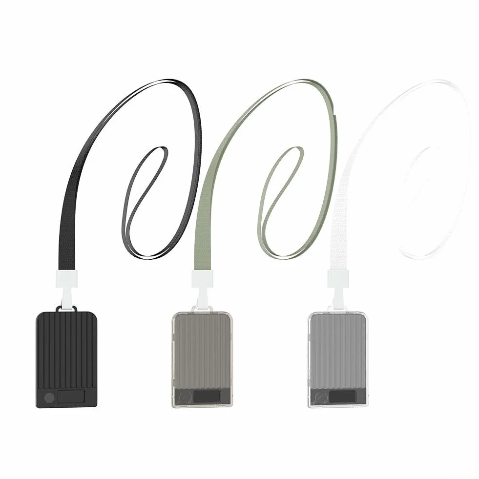Étui de protection pour ordinateur portable Plaud Note/Plaud Note Pro AI, support magnétique, cordon de serrage, gris
