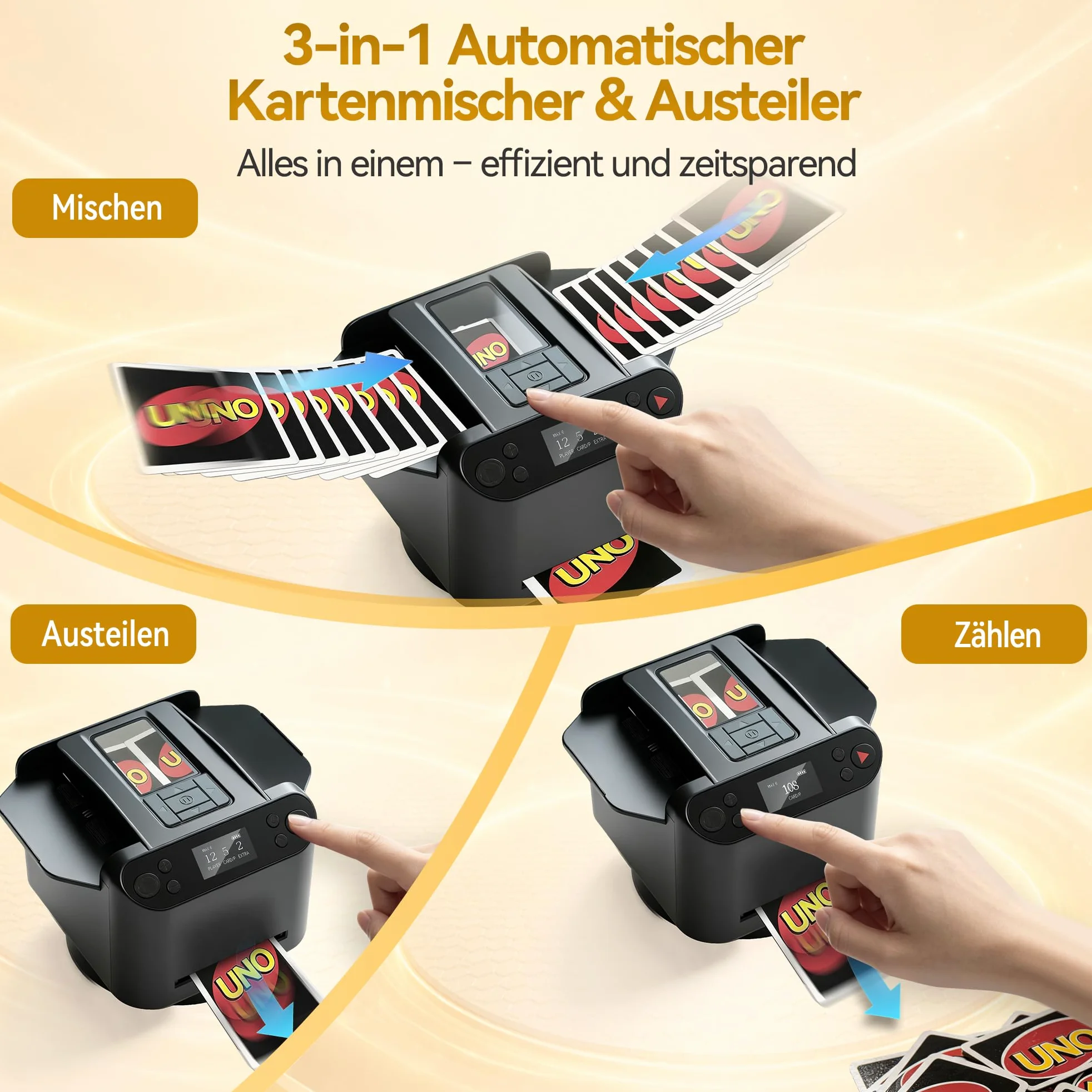 Mélangeur et distributeur automatique de cartes
