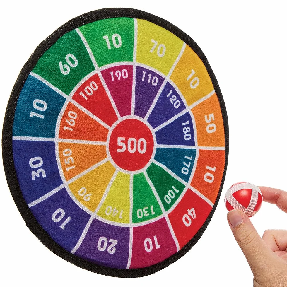 Baker Ross FN488 Jeu de fléchettes à velcro - 1 kit pour enfants
