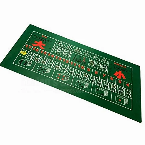 Tapis de Poker, Tapis de Table Poker Texas Hold'em, Tapis Jeu en Tissu Non ondulé/Caoutchouc