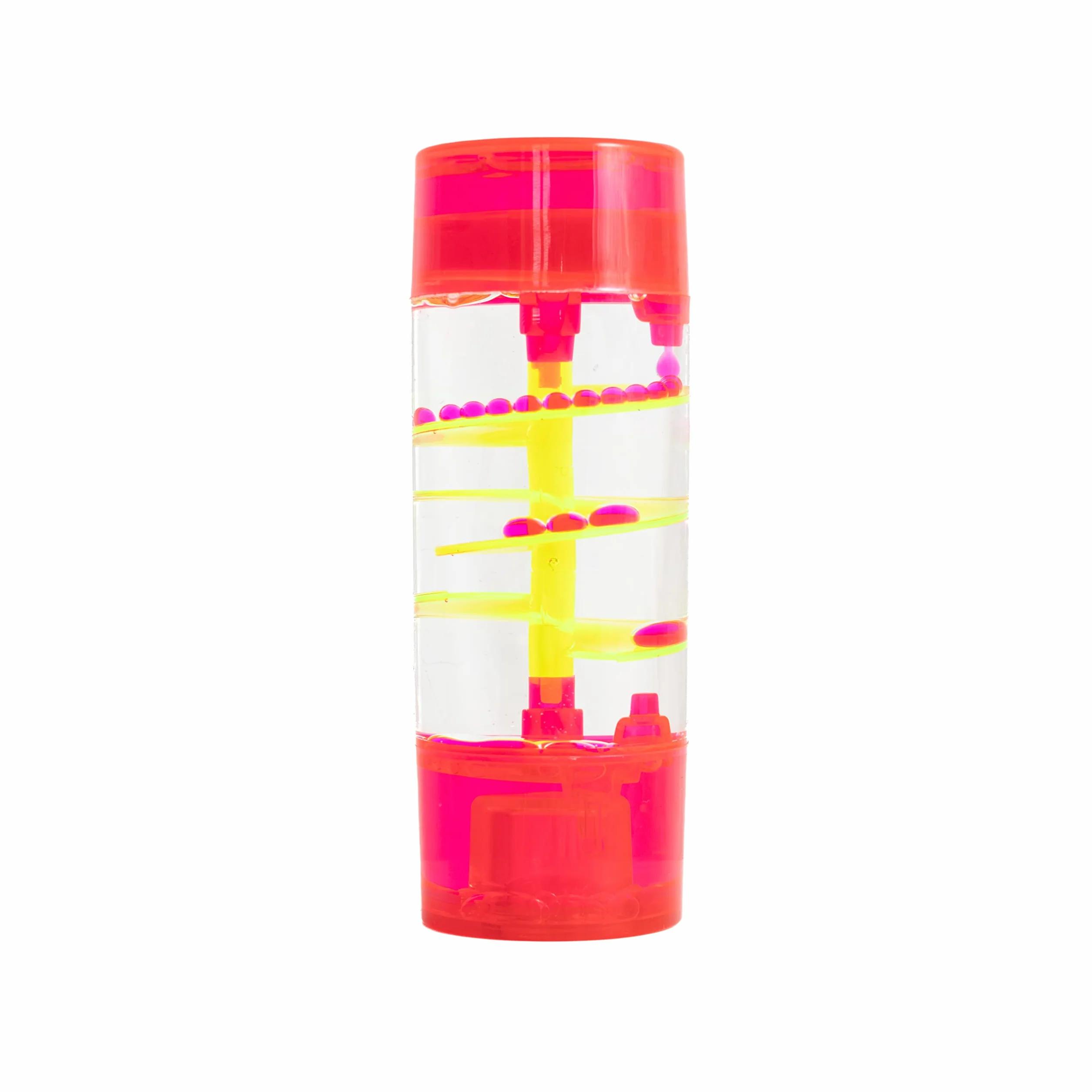 Minuteur sensoriel liquide en spirale pour autisme, TDAH, soulagement du stress, Violet