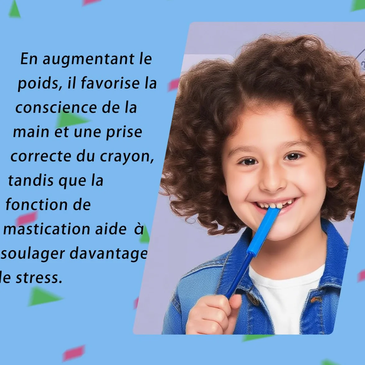 KEFU Embouts à Mâcher pour Crayons, Lot de 8, Accessoires Sensoriels pour Enfants Autisme TDAH