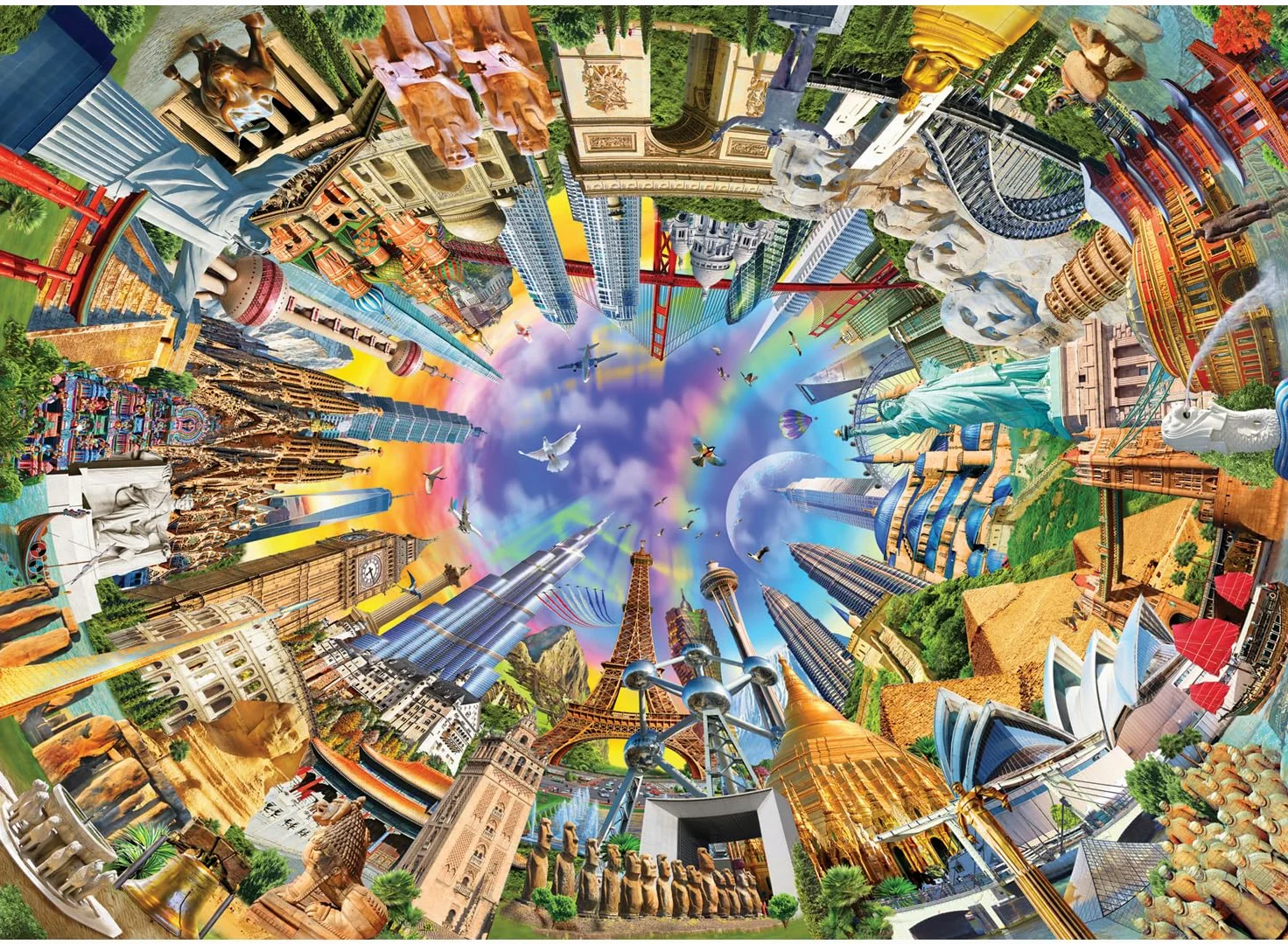 Anatolian/perre Group Puzzle 3000 pièces : Monde en 360°