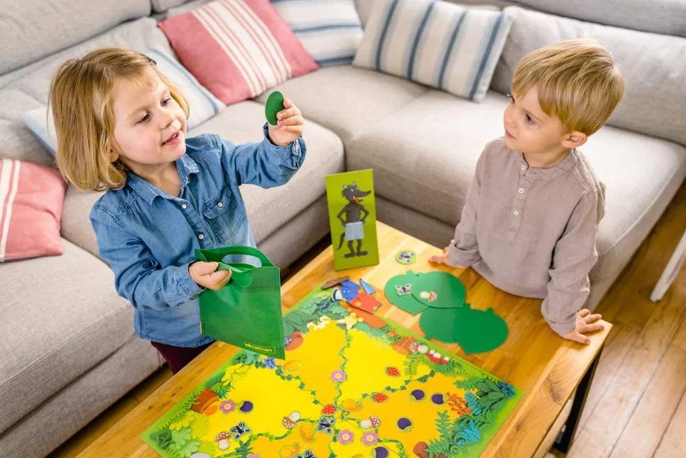 Nathan Le Jeu du Loup - Jeu de société Coopératif - Premier Jeu pour Enfants - 1 à 4 Joueurs - Dès 3 Ans