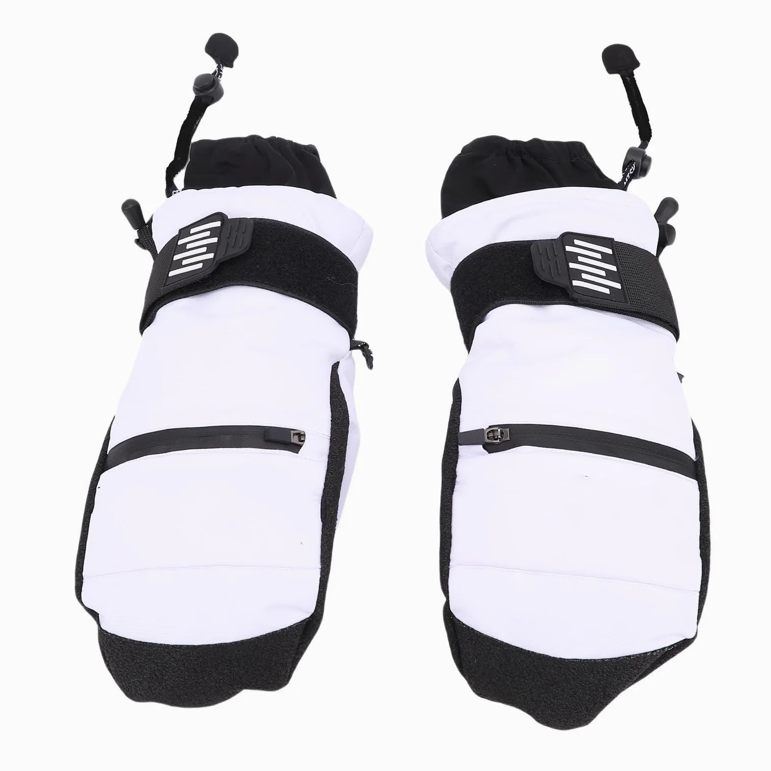Mitaines de Snowboard avec Protège-Poignets et Jupe Pare-Neige pour Une sécurité Complète des Mains - 2 X Moufles de Ski pour Les Sports d'hiver