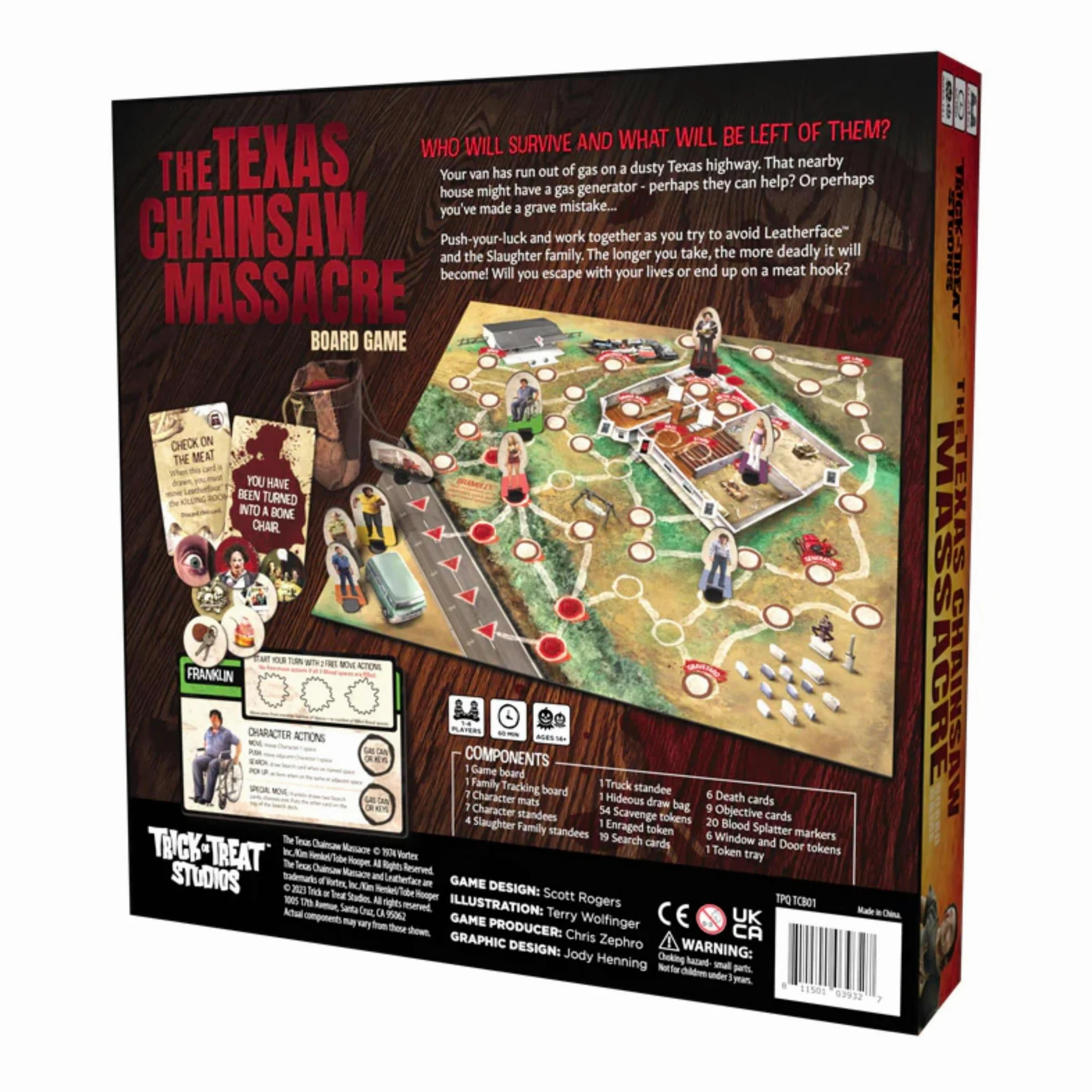 The Texas Chainsaw Jeu de société, Rouge