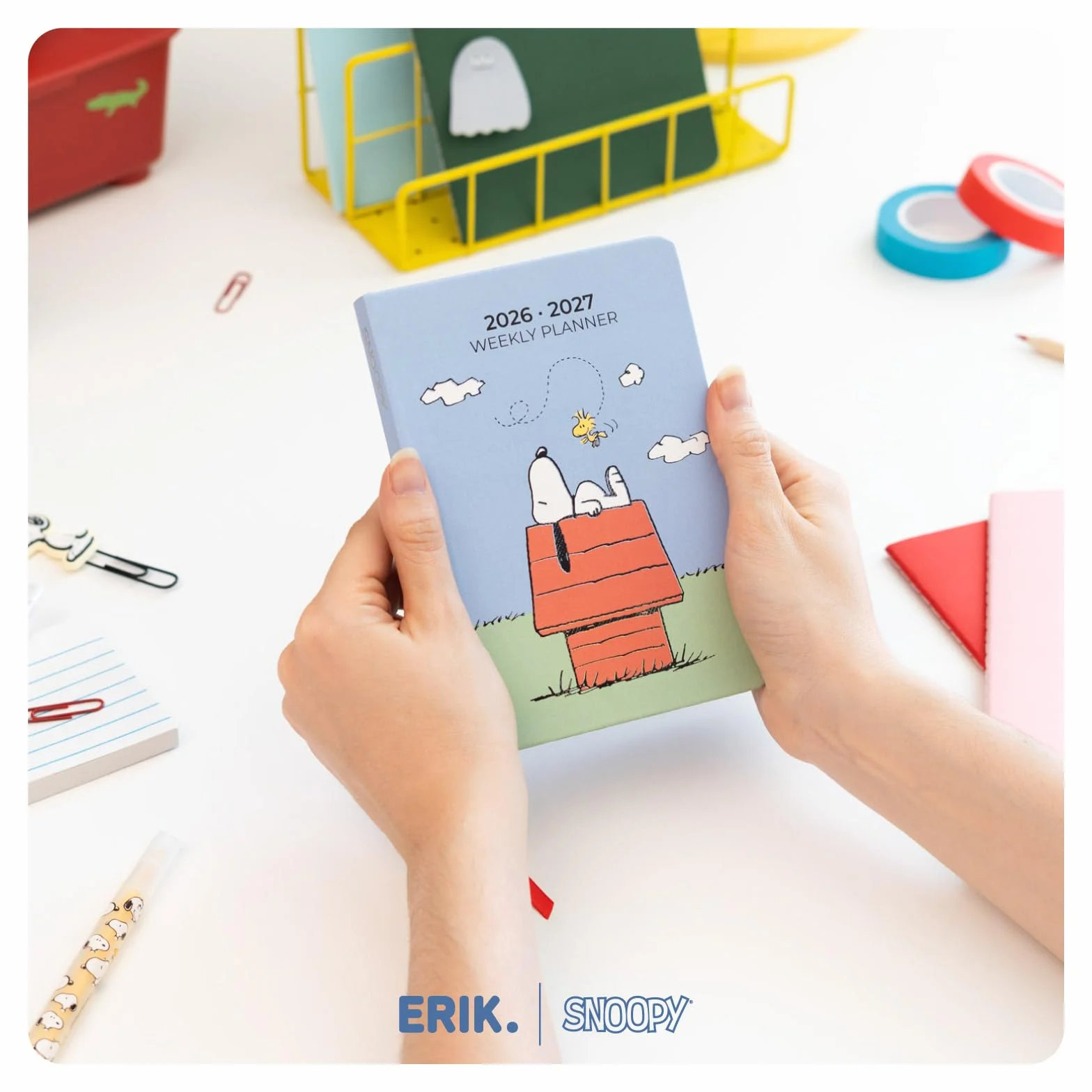 Grupo Erik Petit Agenda 2026 2027 Snoopy Semainier Planner Adulte Original