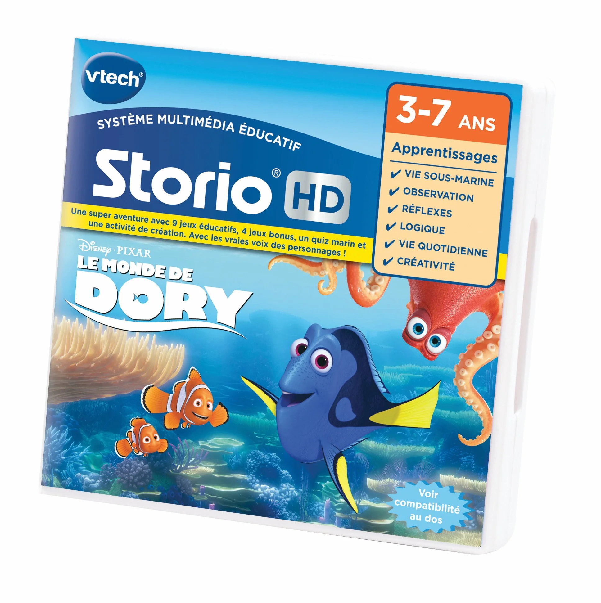 VTech Jeu HD Storio Le Monde de Dory