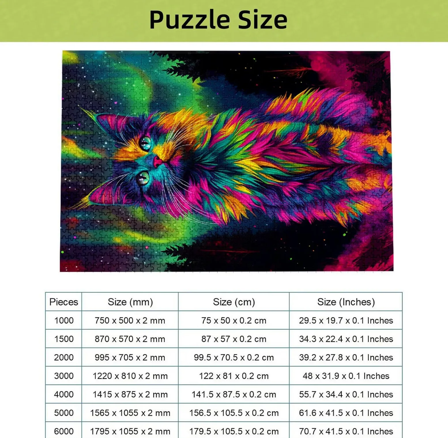 Puzzle 4000 Pièces Chat, Puzzle 4000 Pièces Adultes et Enfants, Puzzles Bois avec Une Boîte d'emballage Exquise, Jeu Éducatif Puzzles Animal, Noël Decoration Maison, Cadeau Femme, Cadeau Homme H-7910