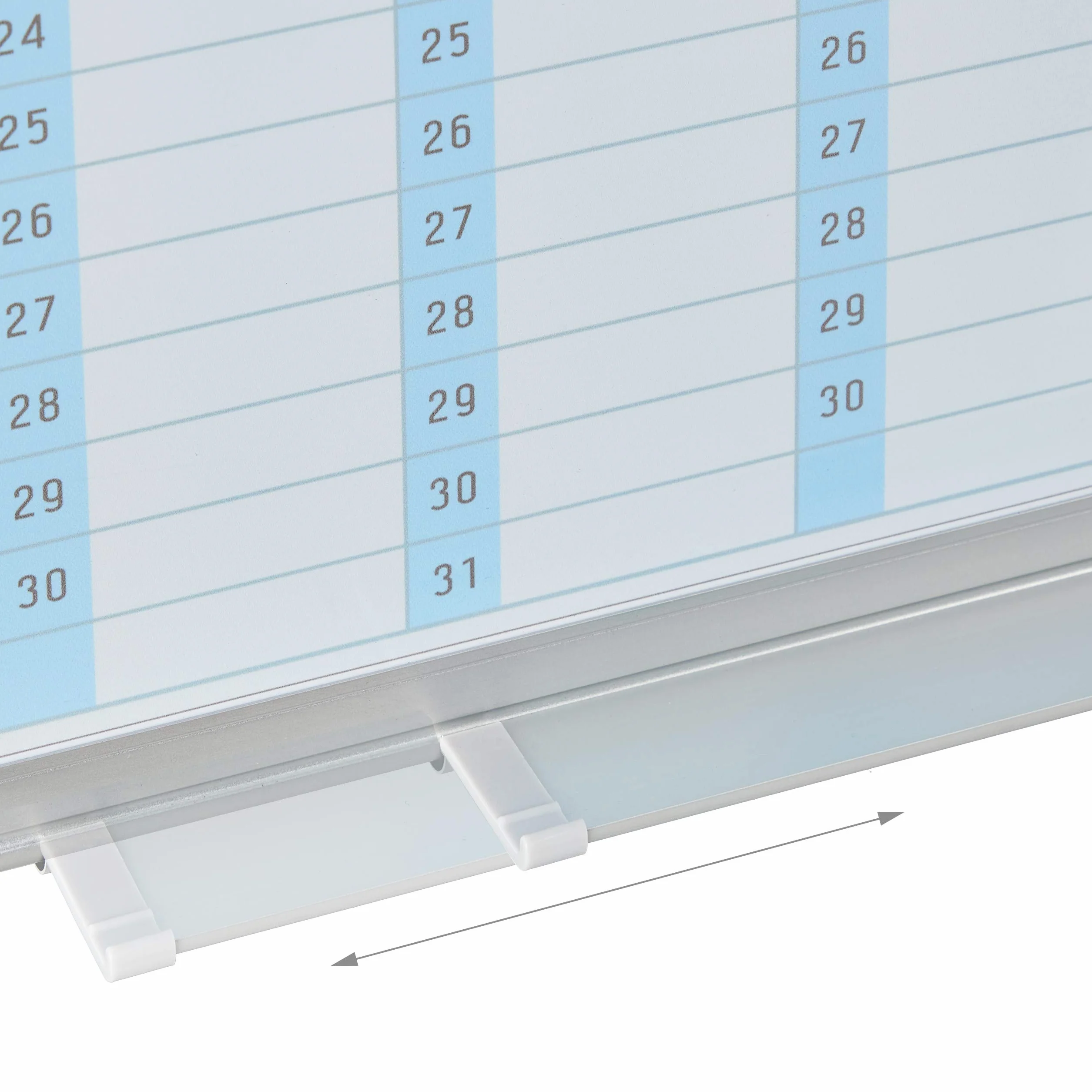 Relaxdays Tableau magnétique effaçable organiseur mensuel 60 x 90 cm blanc