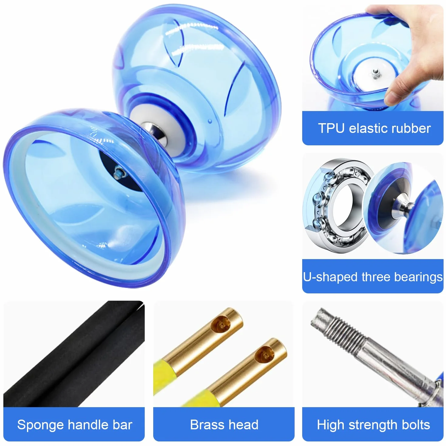 Jeu de Jonglerie Diabolo d'équilibre extérieur ø 12 cm