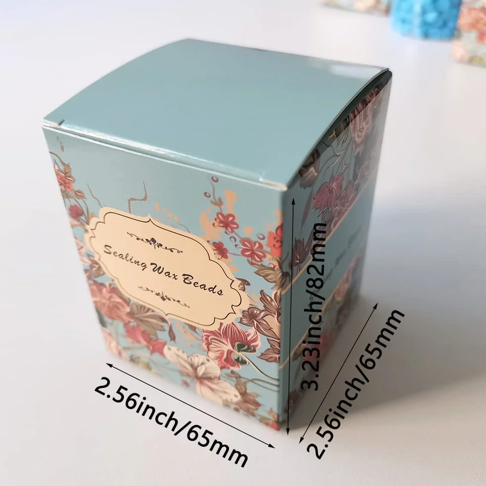 PORXFLY Perles de Cire à Cacheter 400 Pièces pour Sceau, Idéales pour Invitations de Mariage (Bleu saphir)