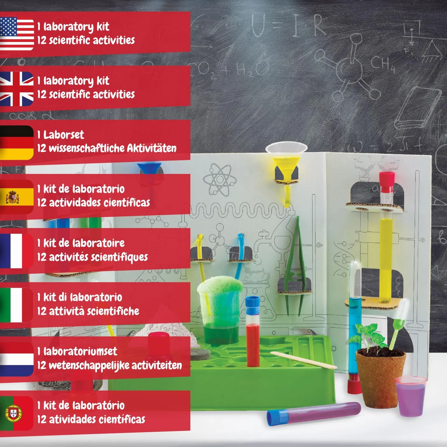 Science4you Kits Éducatifs Sciences Jeu Chimie Laboratoire Expériences Enfants 6 Ans
