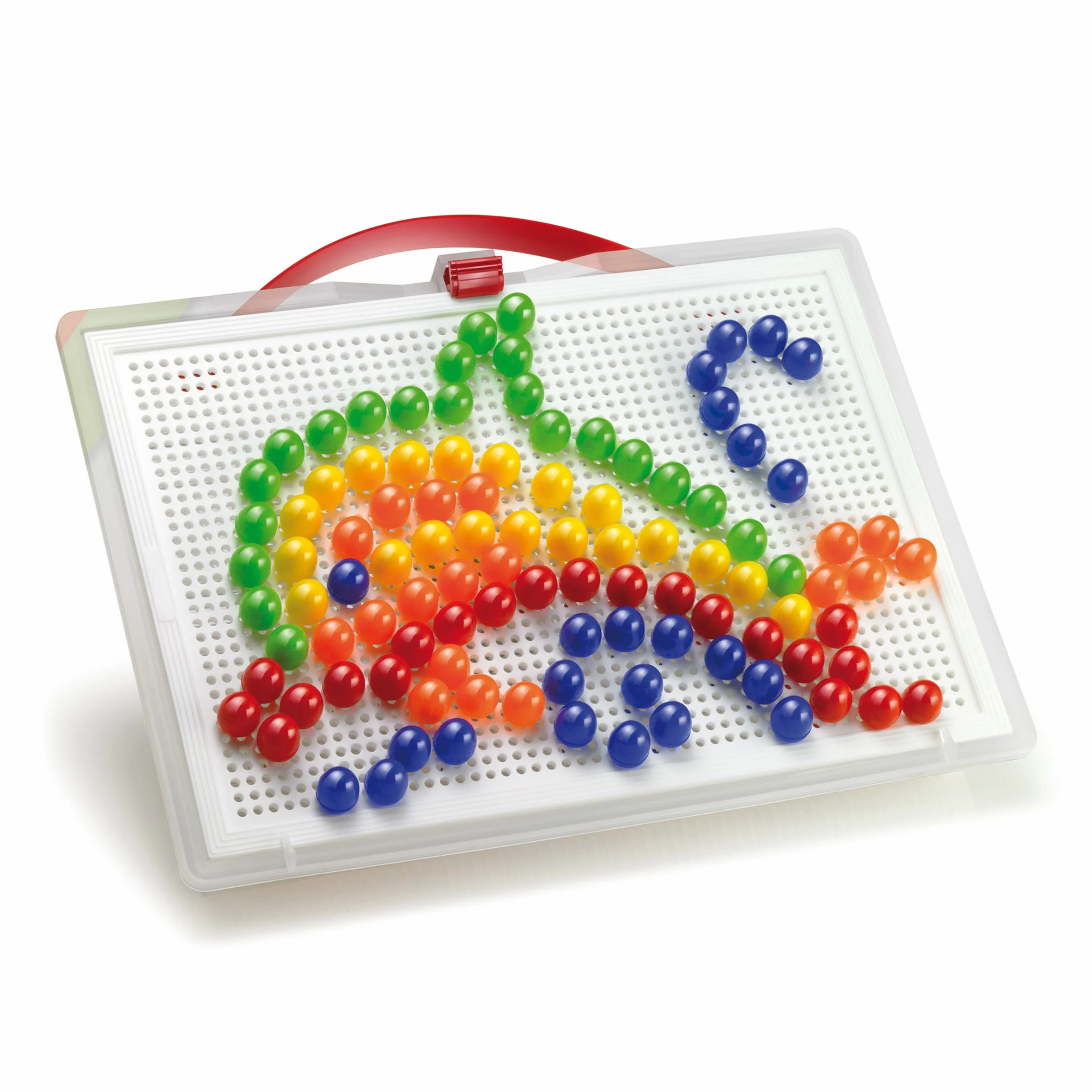 Quercetti FantaColor Portable Large Jeu de Mosaïque Enfant 4 Ans Motricité Fine