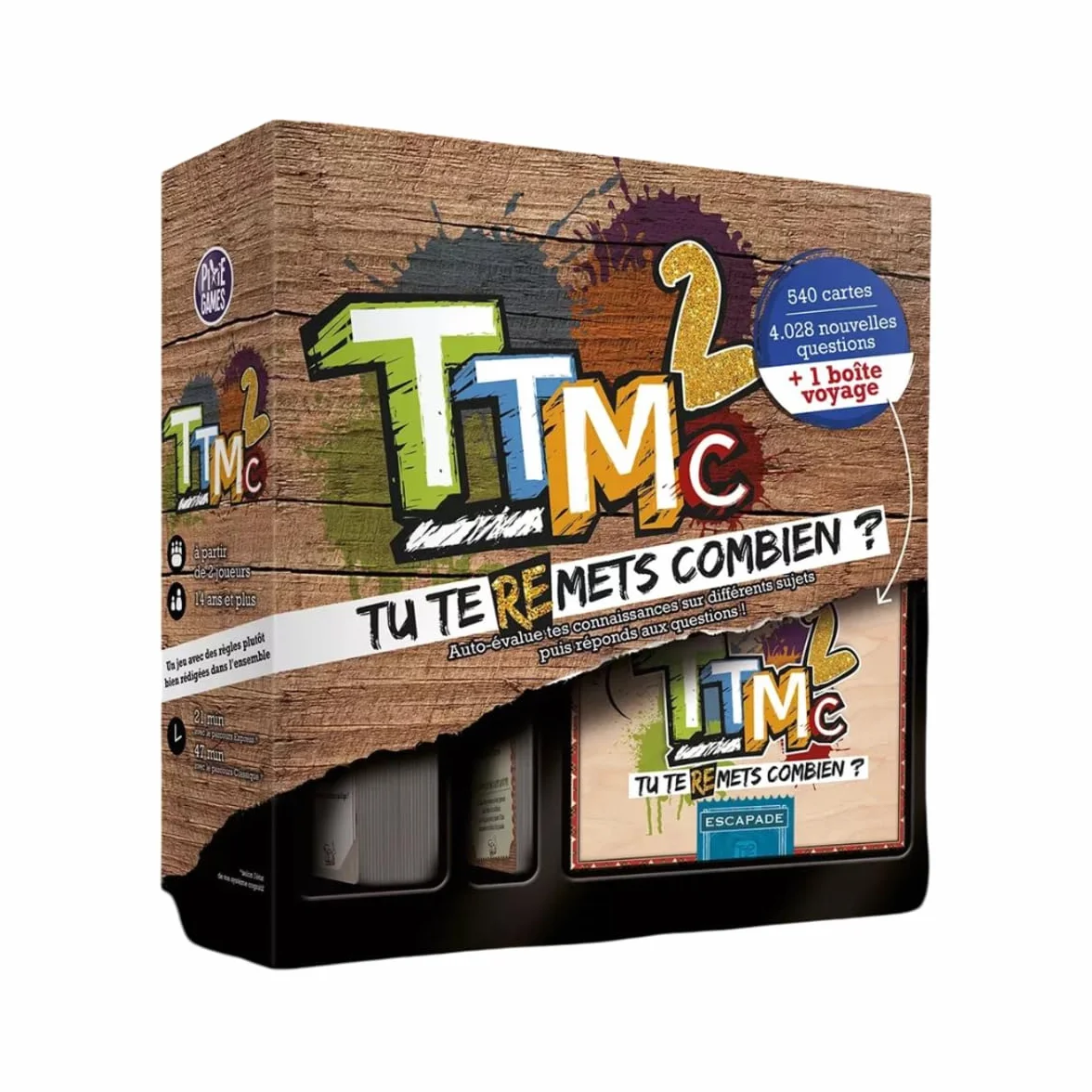 Jeu de société TTMC2 - Tu Te (RE) Mets Combien ? - Quiz Culture générale - Ambiance - Jeu de Plateau