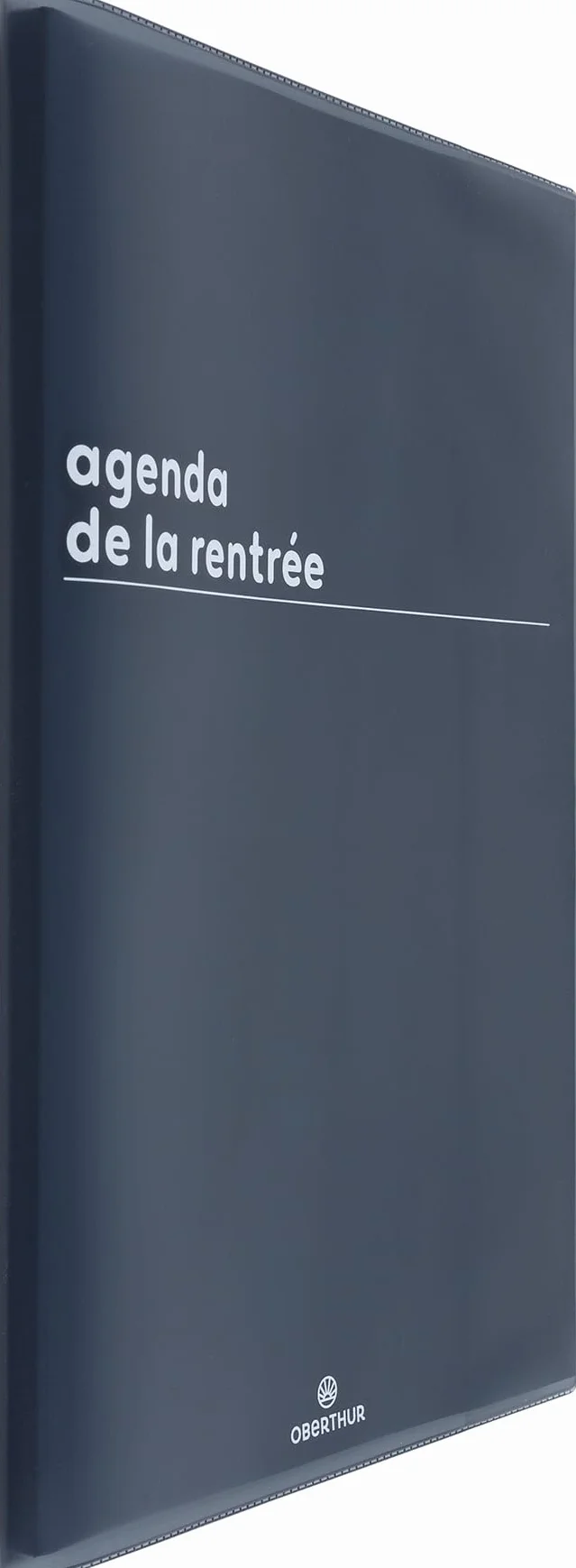 Agenda Semainier de la Rentrée Couverture Boréal Noir 16 x 24 cm Septembre 2026 à 2027 3 Langages