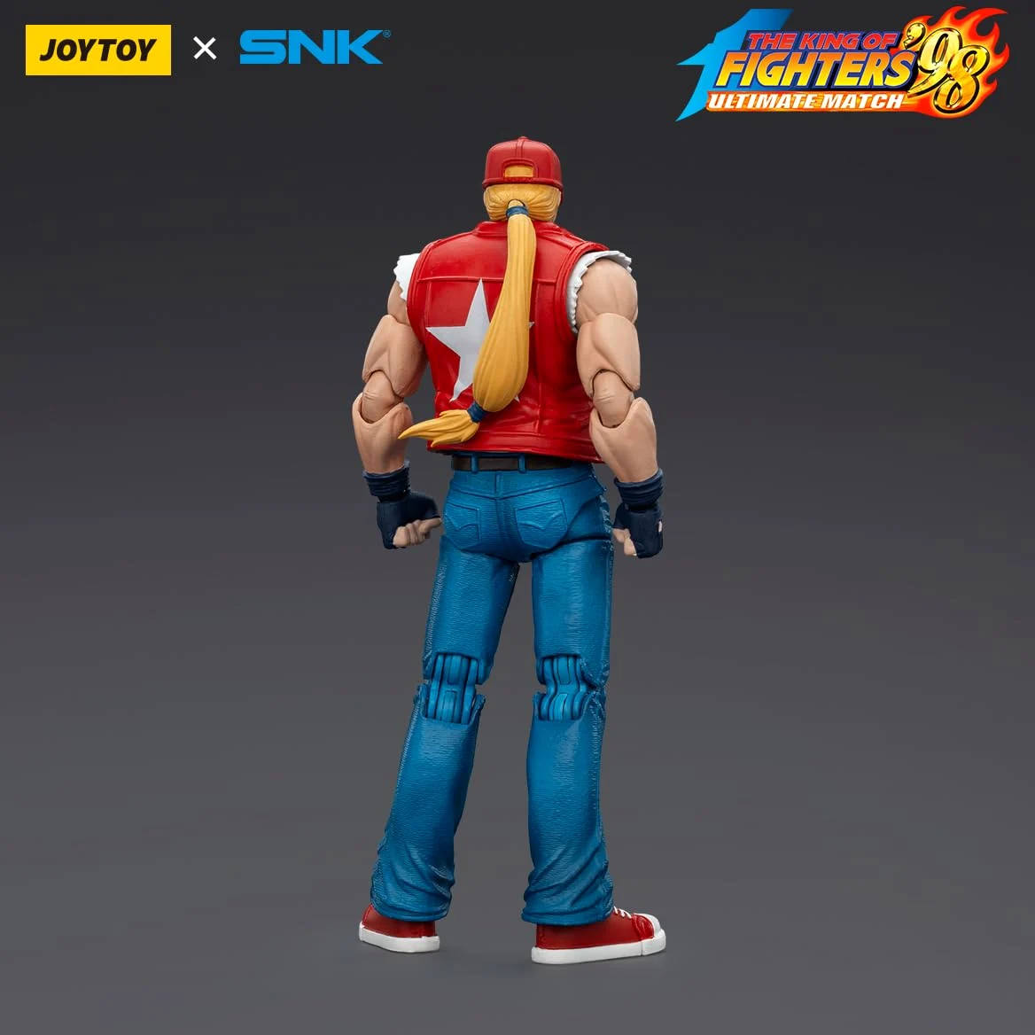 TOYVERSE JOYTOY SNK KOF 98UM Fatal Fury Team Terry Bogard | 15plus 1/18 Figurine d'action mobile ABS PVC Têtes interchangeables Mains Effets