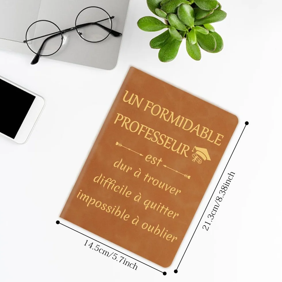 Carnet De Notes Professeur Des Ecoles Cadeau Maitresse Fin D'année Scolaire