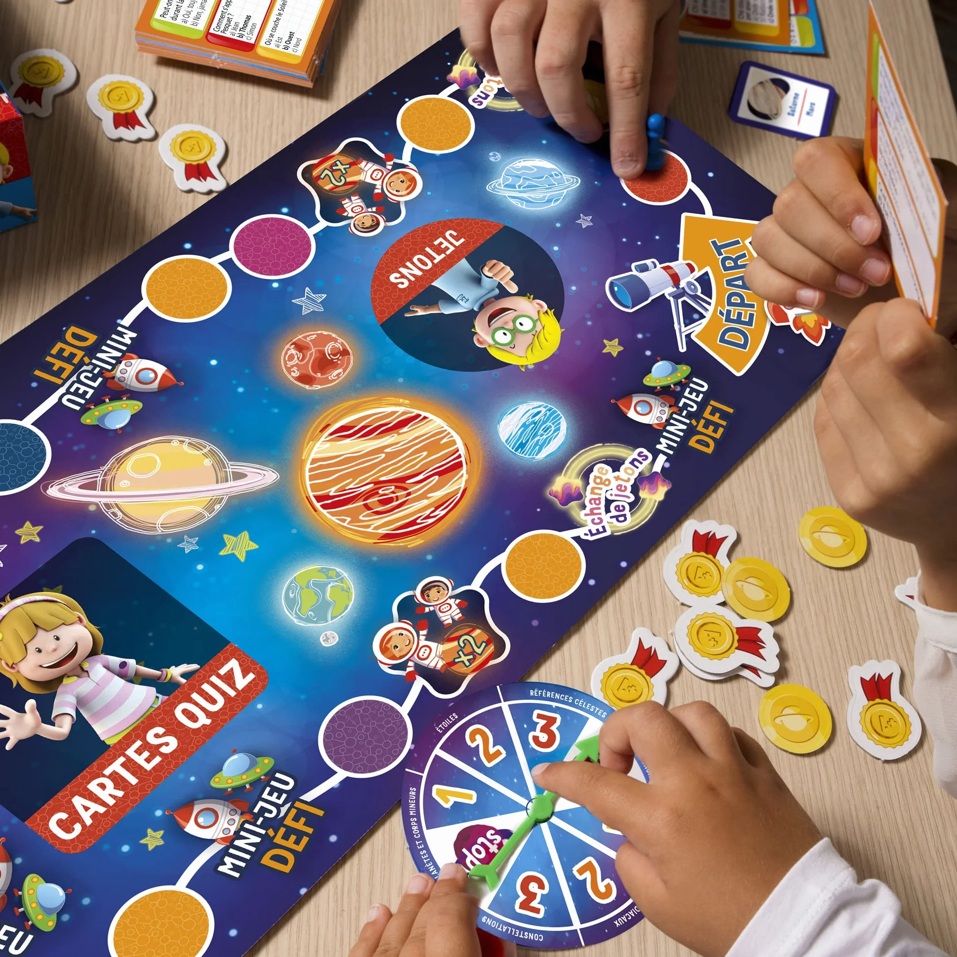 LISCIANI I'm A Genius Quiz Educatif Enfants dès 5 ans Découverte Astronomie Planètes et Étoiles