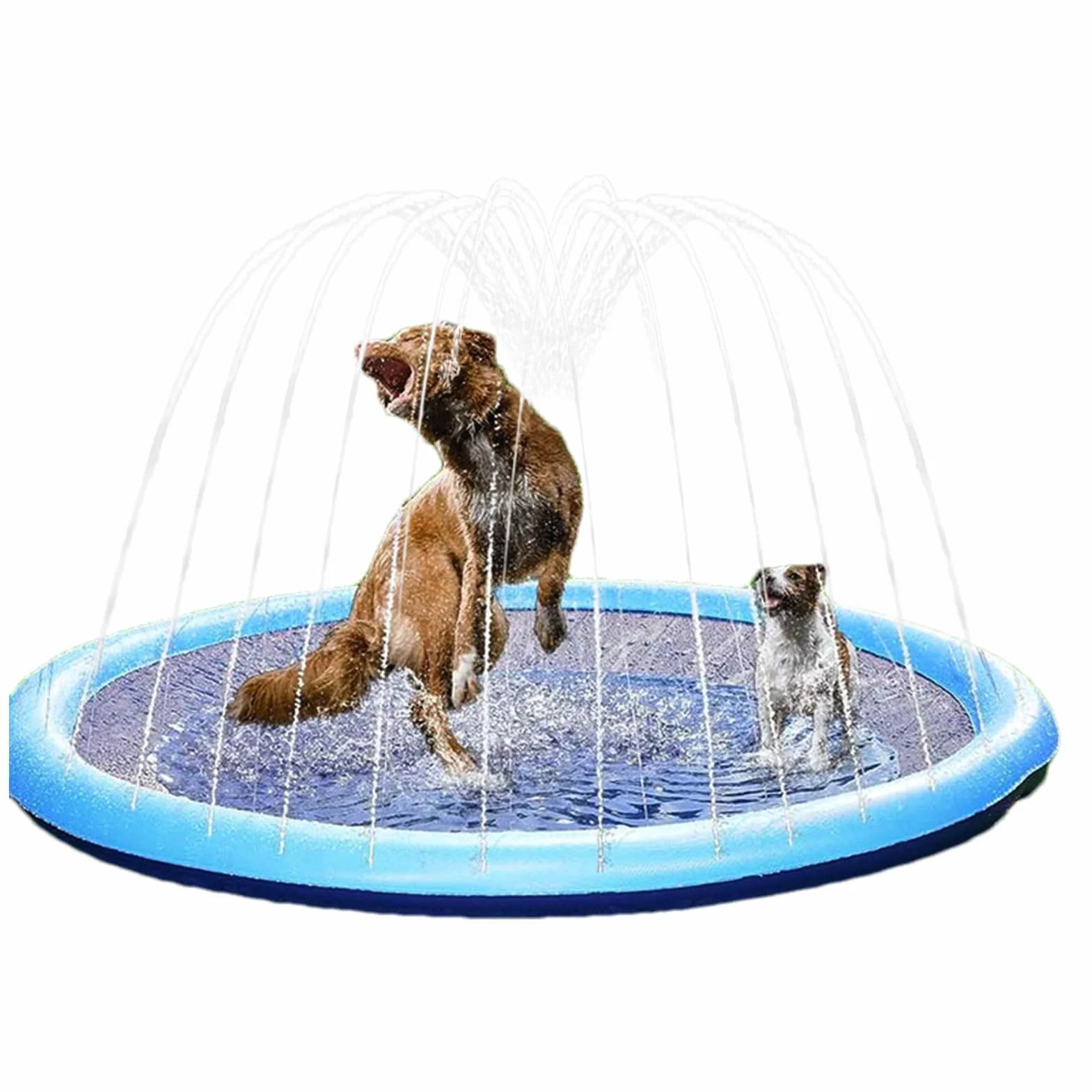 Tapis de Jeu Splash Pad Extérieur Non Glissant - Jouet de Piscine pour Garçons Filles
