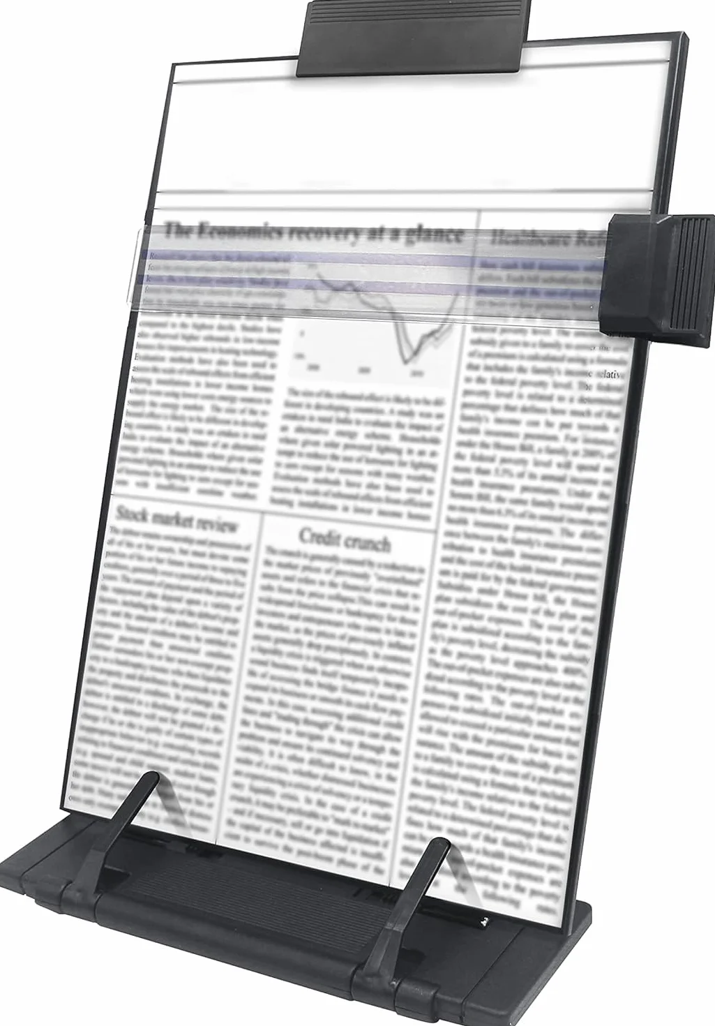 Keenjorika Porte-documents de bureau 7 positions réglables support noir angle réglable