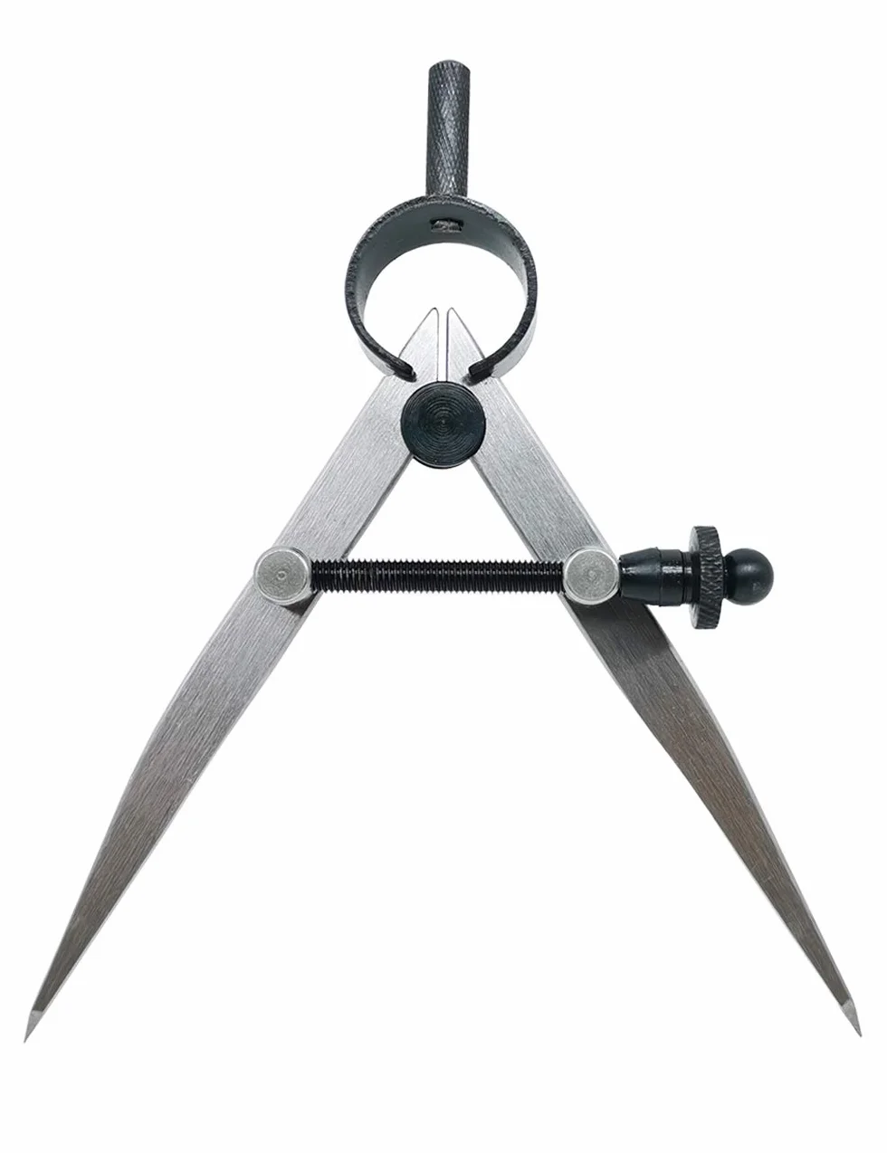 Boussole en cuir professionnelle 10,2 cm compas de précision ressort diviseur traceur à aile métal travail du bois métaux