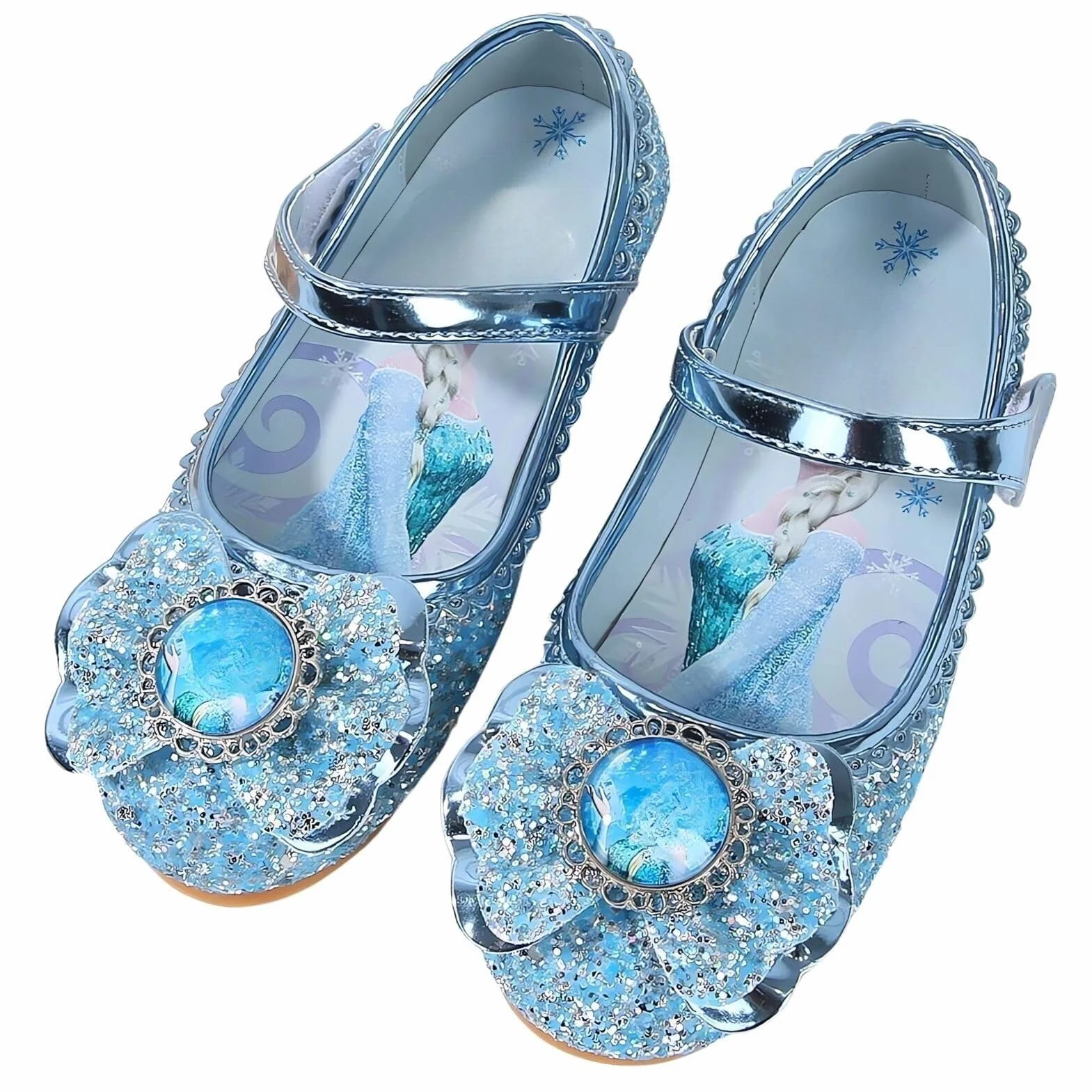 Chaussures Princesse Elsa Filles Baskets Paillettes Enfants Costume Fête Cosplay Mariage