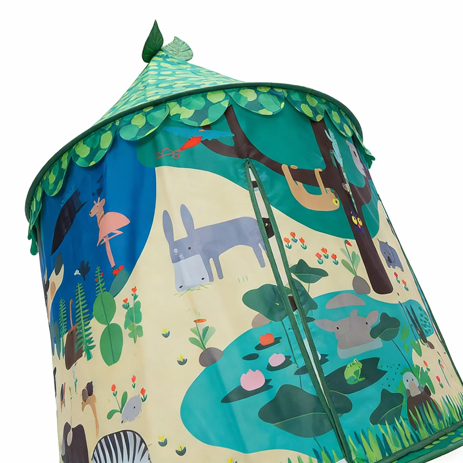 Tente de Jeu Tipi pour Enfants, Tente Pop-up Intérieur Extérieur, Maison de Jeu Yourte