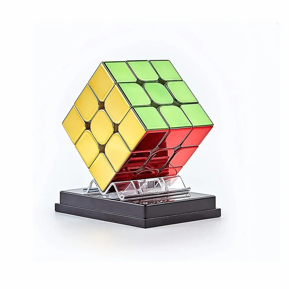 XMDCuber 3x3 Speed Cube Magnétique de Vitesse Puzzle Réfléchissant Miroir Brillant