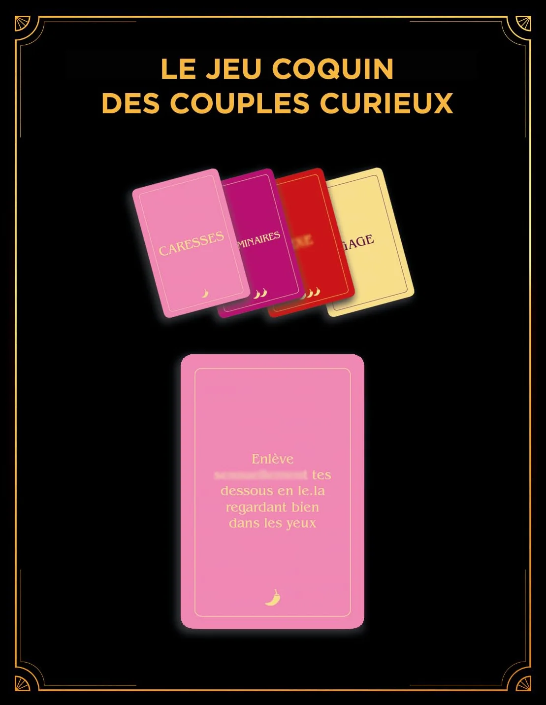 Jeu Couple - Jeux de Société - Jeu de Carte - Cadeau Anniversaire Femme Homme Original