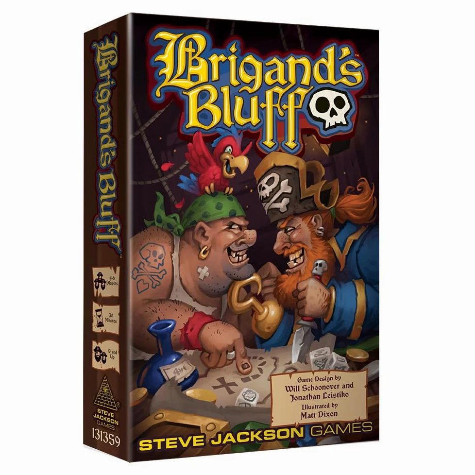 Steve Jackson Games | Brigand's Bluff | Jeu De Dés, Bluff Pirate Et Déduction | 4-6 Joueurs | 30 Minutes