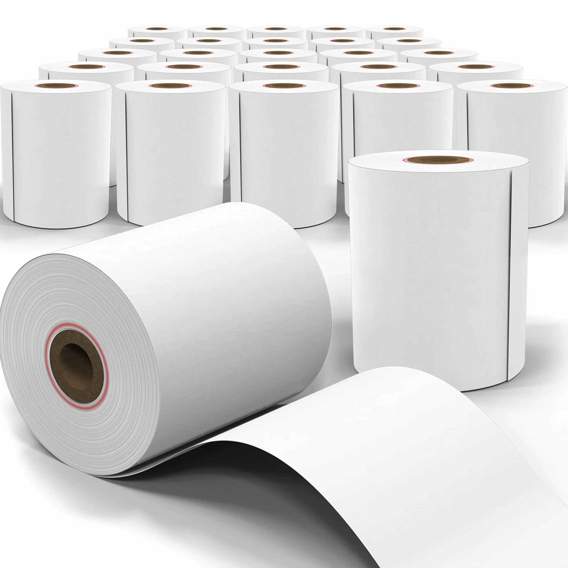 Bobine de papier thermique 57x40x12mm 15M sans BPA pour carte bleue ticket de caisse