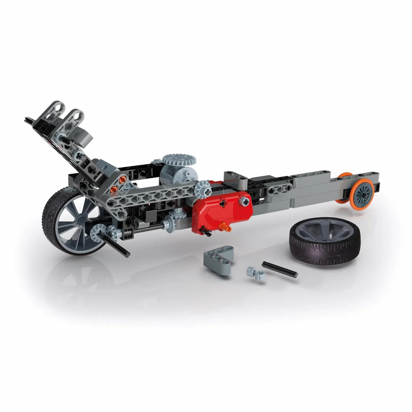 Clementoni Atelier de Mécanique Roadster & Dragster Kit STEM 130 Pièces 8 Ans+