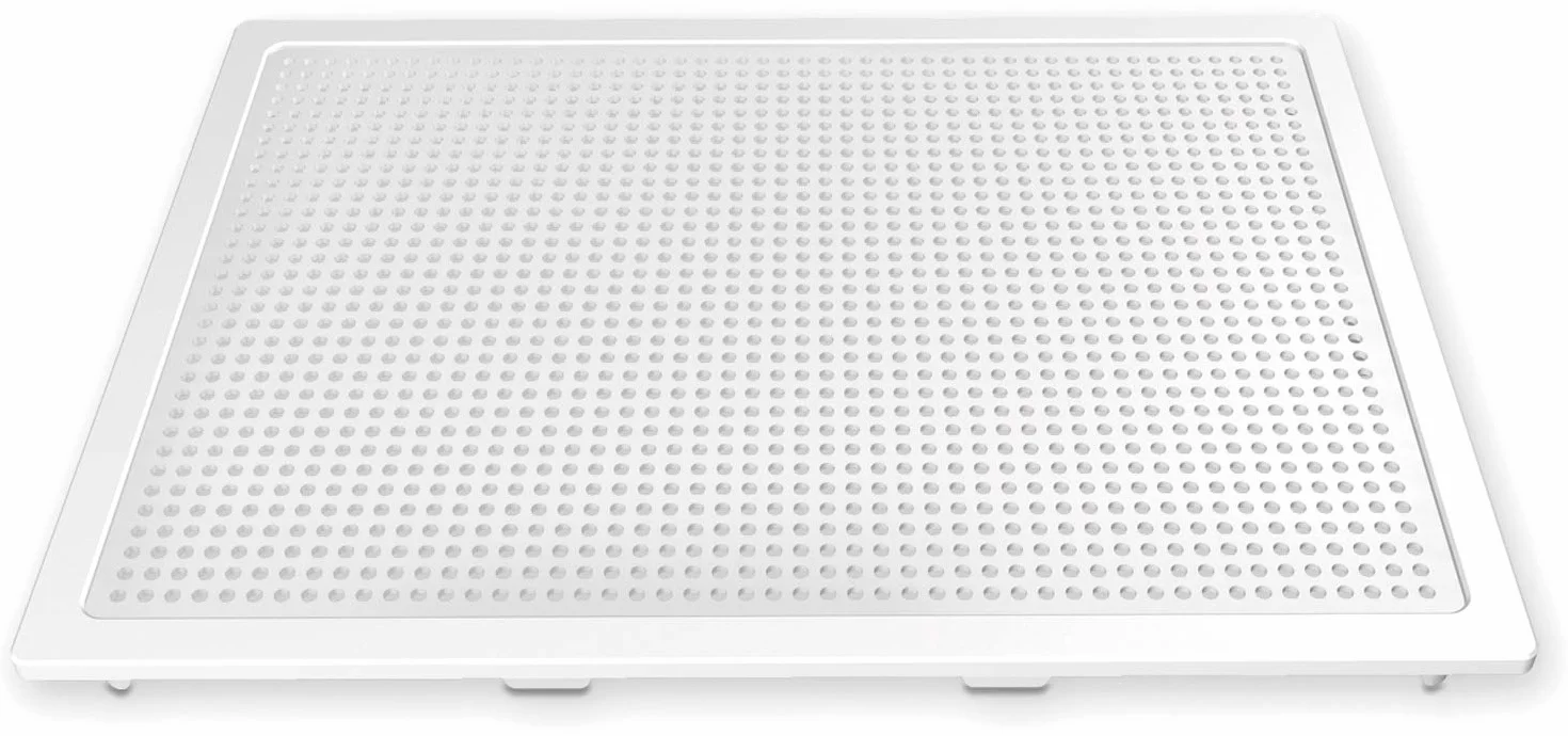 LENA Mosaik Jeu d'Accessoires Plaque à emboîter Base mosaïque Blanc 28 x 2,3 x 19,5 cm Enfants 3 Ans