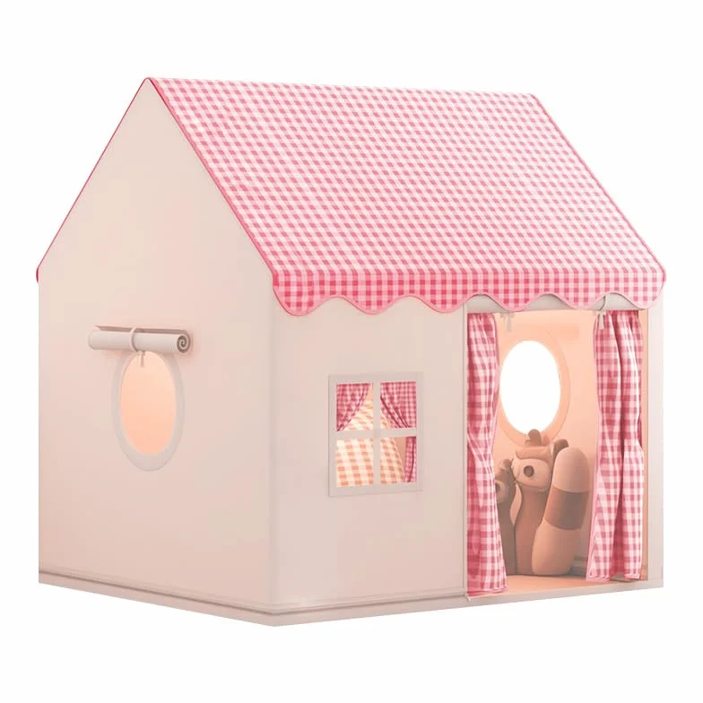 Tente de Jeu Enfants, Grande Princesse Maison de Jouets 120 x 105 x 128 cm Rose