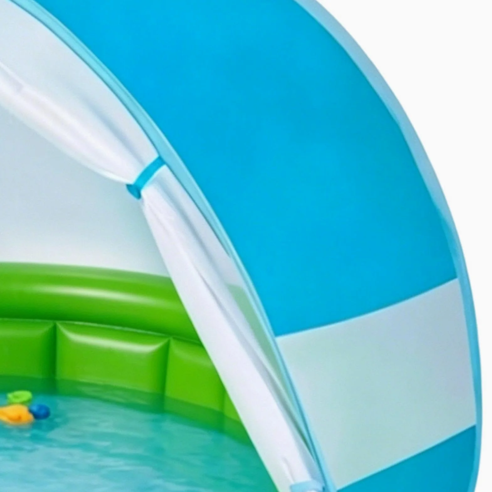 Piscine Gonflable Avec Auvent Jouet Pliable Antidérapant Avec Filet | Piscine gonflable Convient Pour L'Extérieur En Été, La Terrasse, Le Parc, La Plage, Le Jardin Et Les Voyages