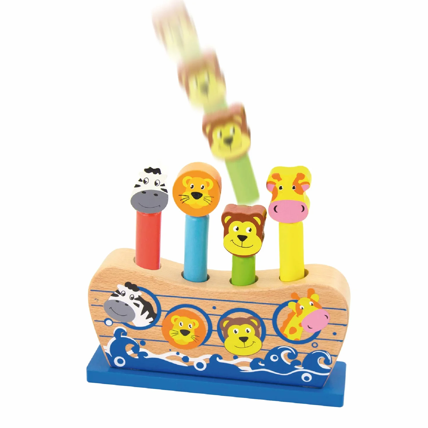 VIGA Toys Banc À Marteler Pop Up L'arche De Noé