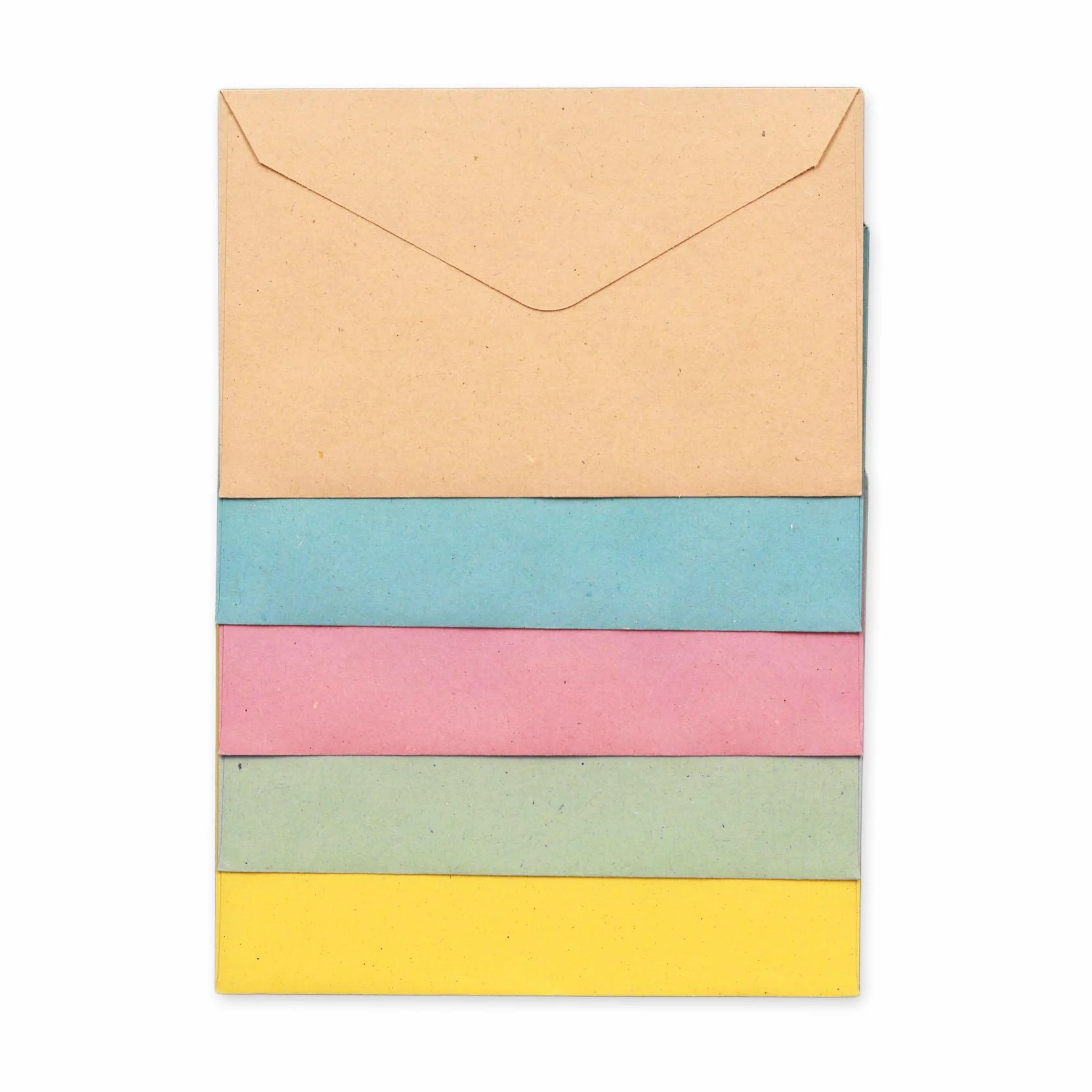 Enveloppes Électorales 90 x 140 mm Papier 75-80 g/m² Patte Triangulaire Non Gommée 5 Couleurs 100 Sztuk