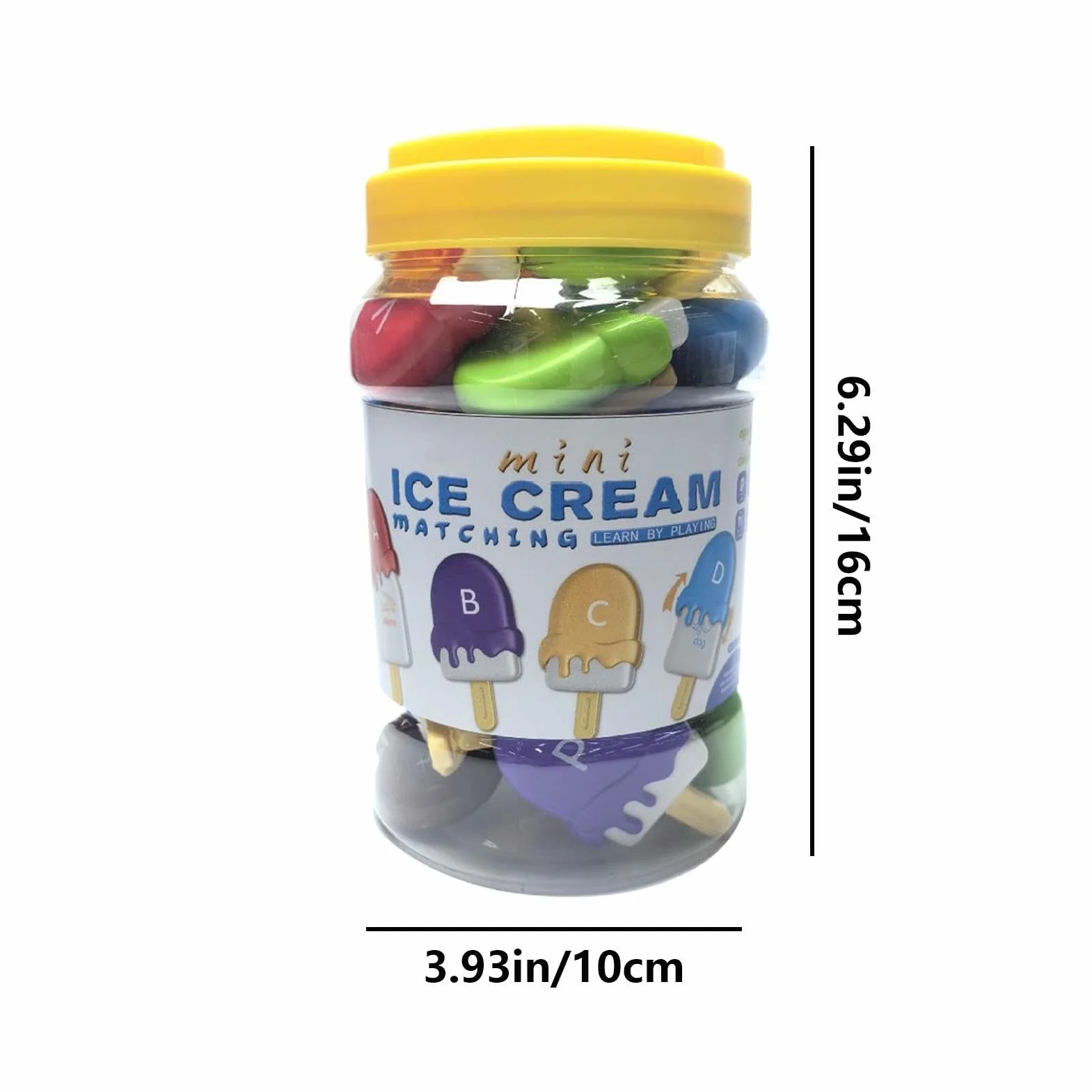 Jeux de correspondance de lettres maternelle alphabet | Ensemble bâtons glace assortis lettres | Jouet apprentissage lettres reconnaissance