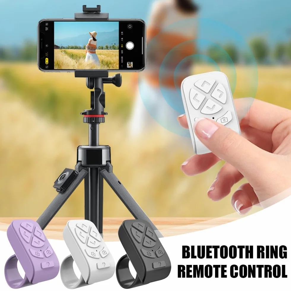 Bague de contrôle à distance Bluetooth pour tourner les pages Télécommande sans fil