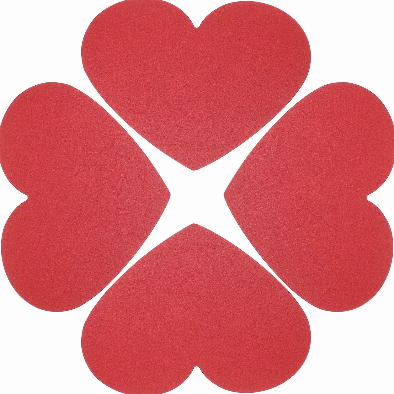 Tofficu Lot de 40 découpes en forme de cœur – Cartes en forme de cœur Saint Valentin, papier rouge pour décorations