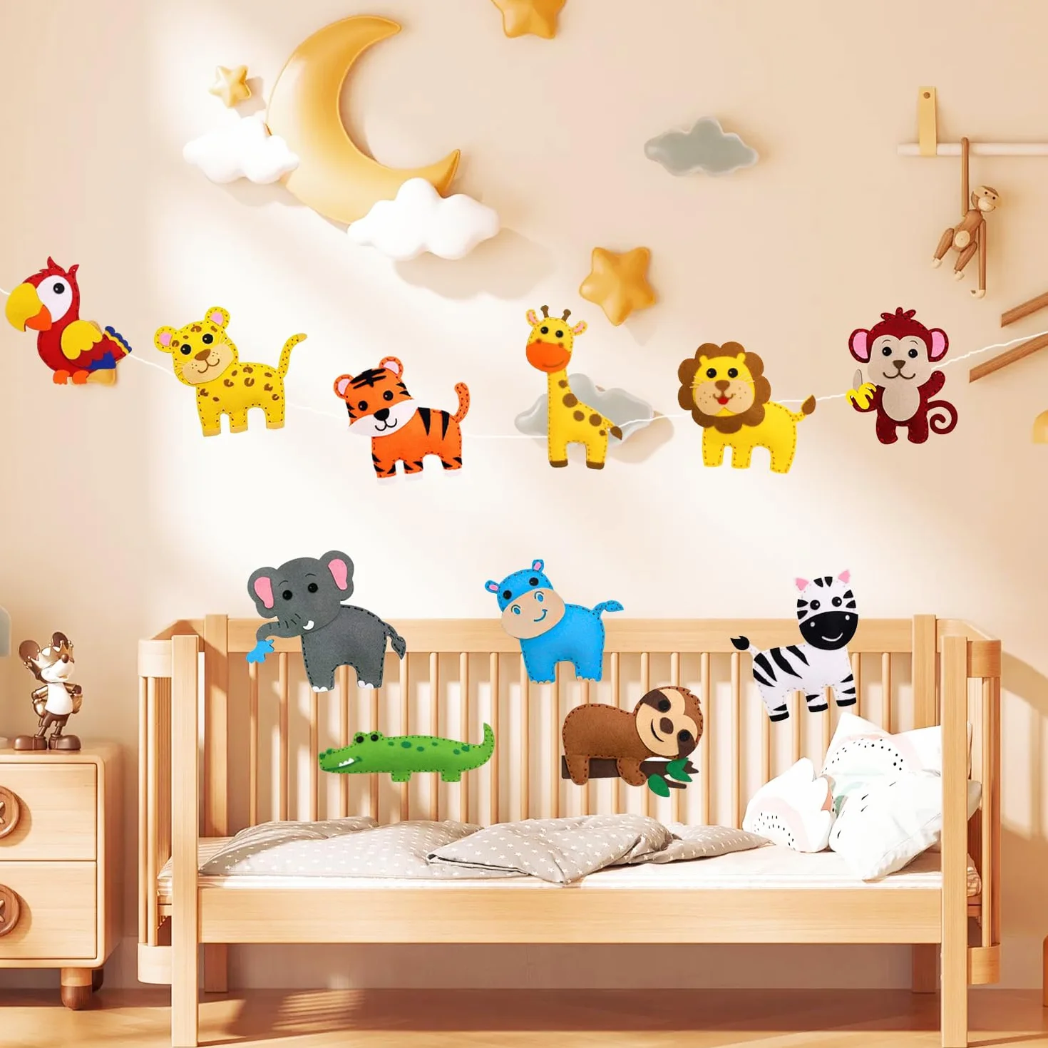 Kit de Couture Enfant Feutre Animal - Adapté aux Débutants